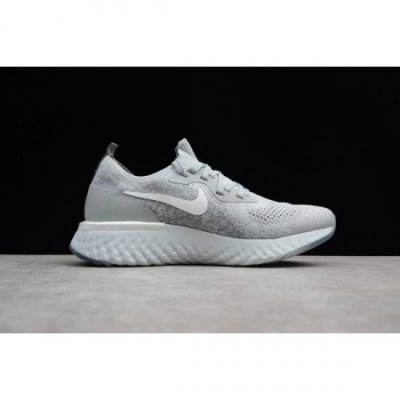 Nike Epic React Flyknit Wolf Gri / Platini Koşu Ayakkabısı Türkiye - UN38UXRC